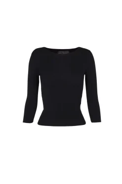 Alaska, graphite long sleeve sweater