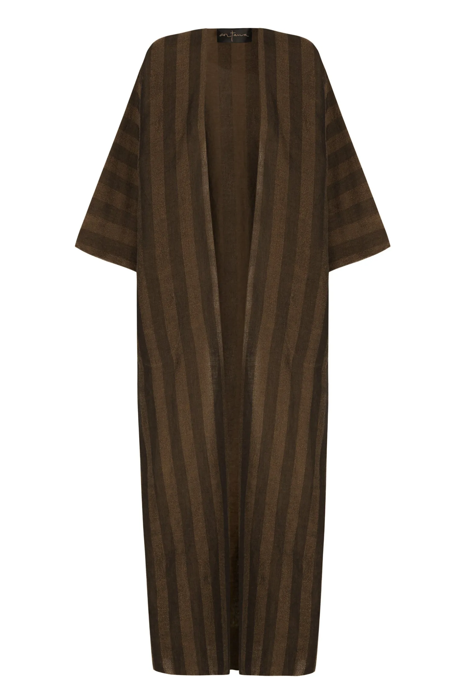 Alex, striped jacquard coat