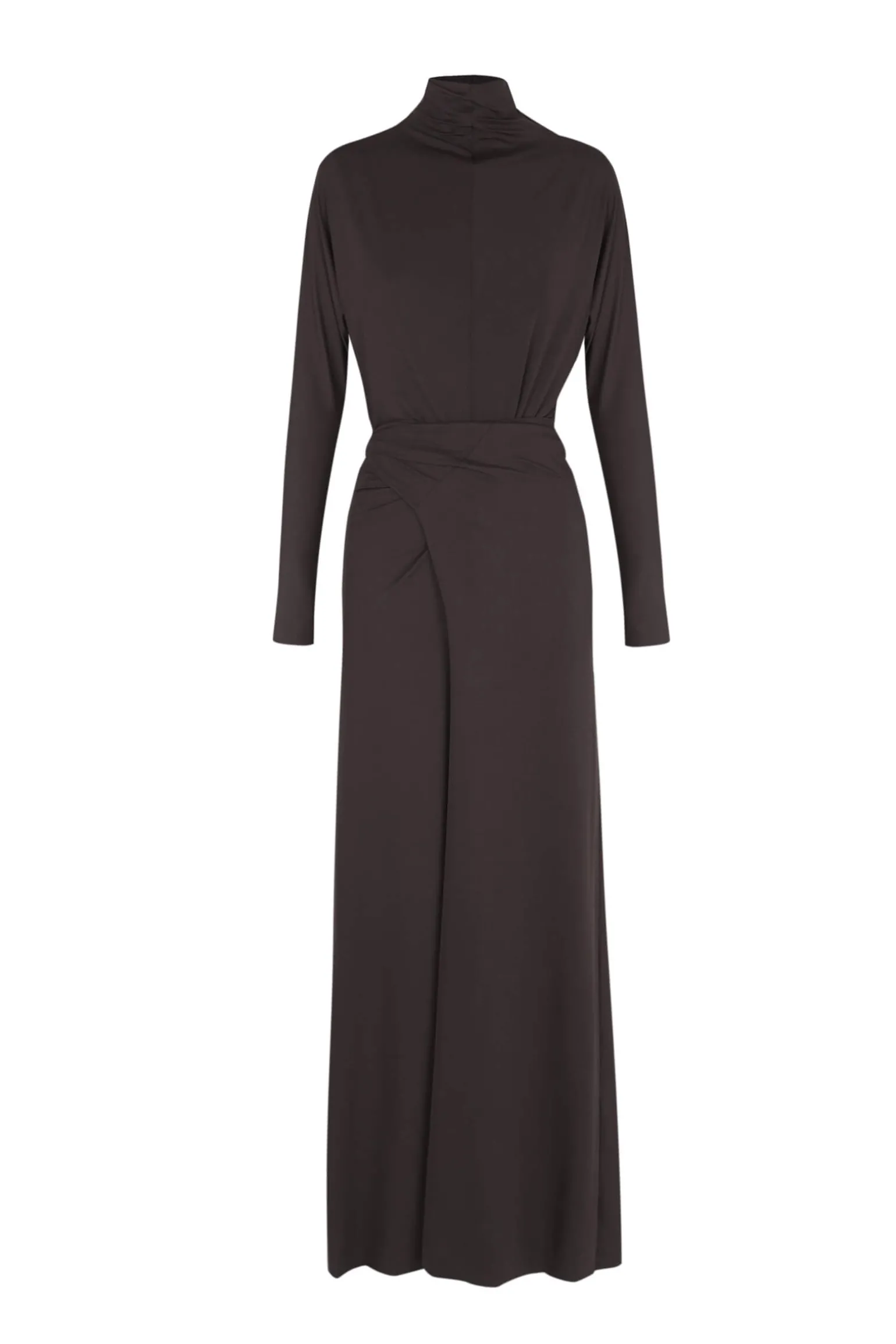 Alice, graphite stretch cupro dress
