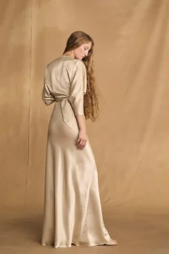 Amara, champagne dress