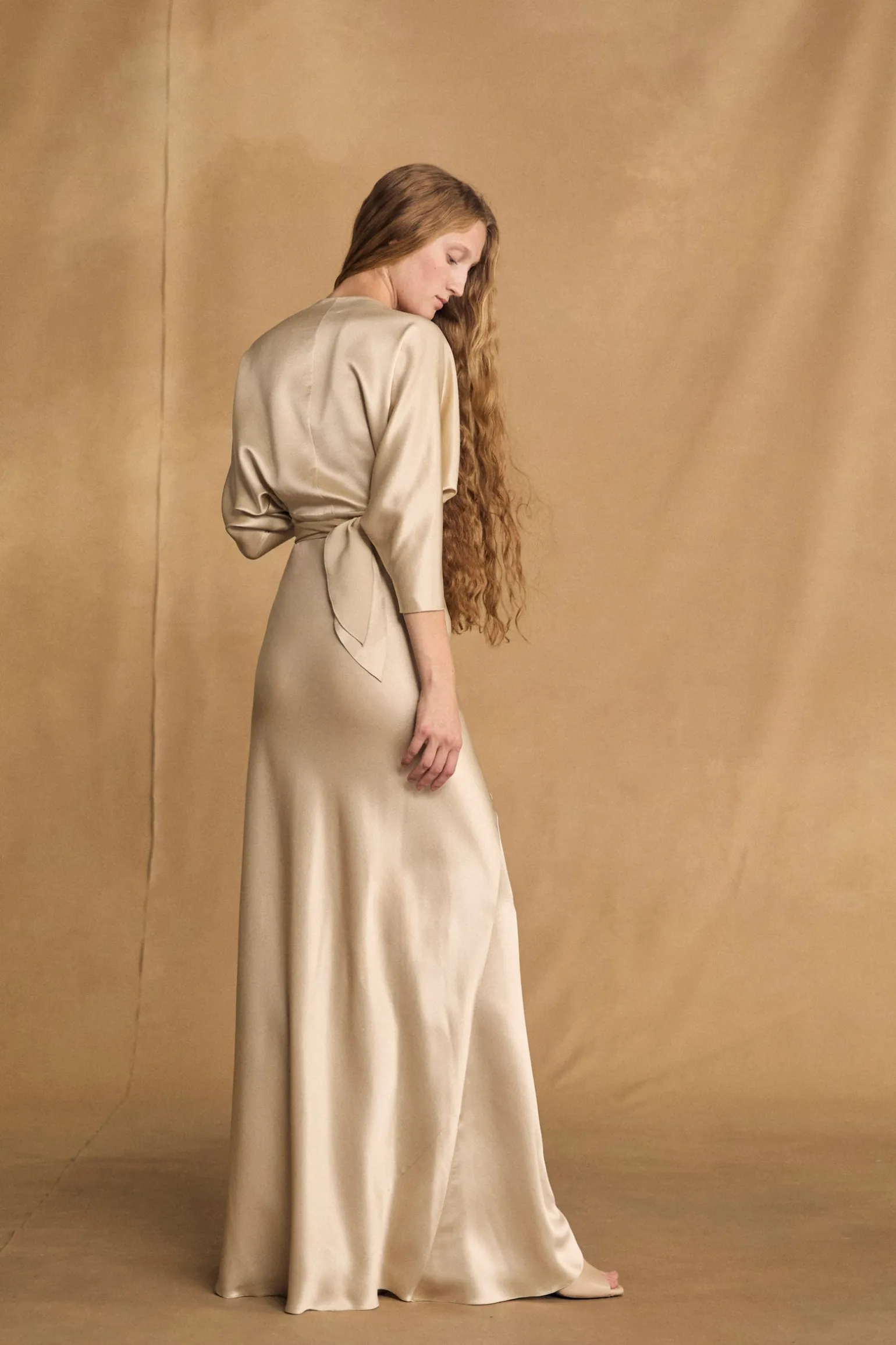 Amara, champagne dress