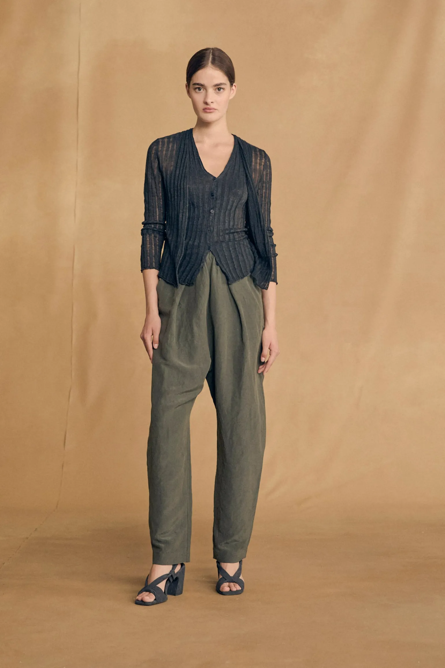 Antico, chaqueta de cañamo marfil