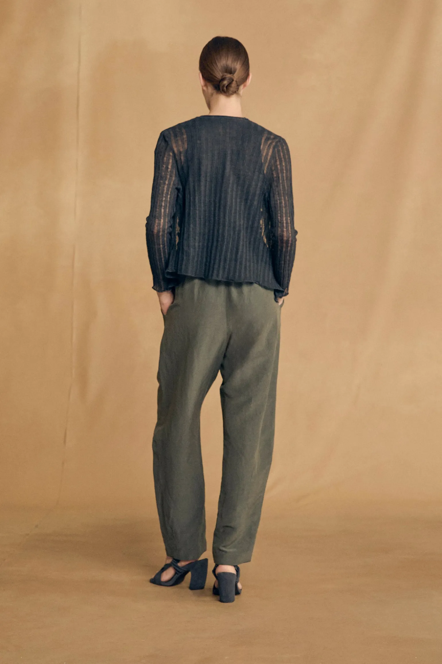 Antico, chaqueta de cañamo marfil