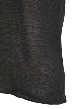 Antico, graphite hemp knit top