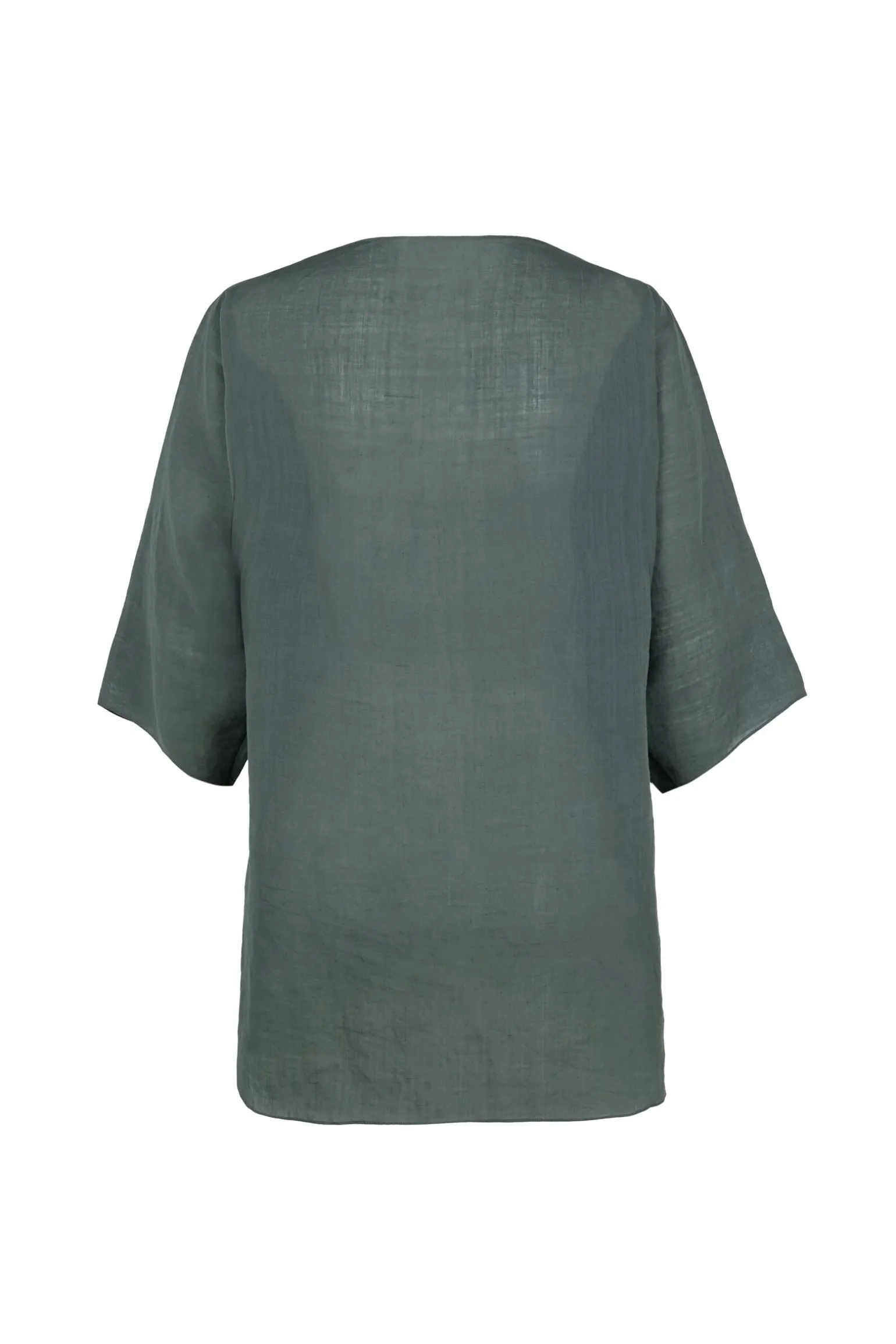 Arena, ocean green ramie top
