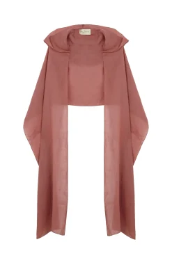 Arena, strawberry hooded scarf