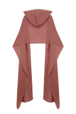 Arena, strawberry hooded scarf