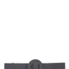 Aro L, thick belt in graphite suede