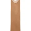 Aura, bronze silk bambula tank top