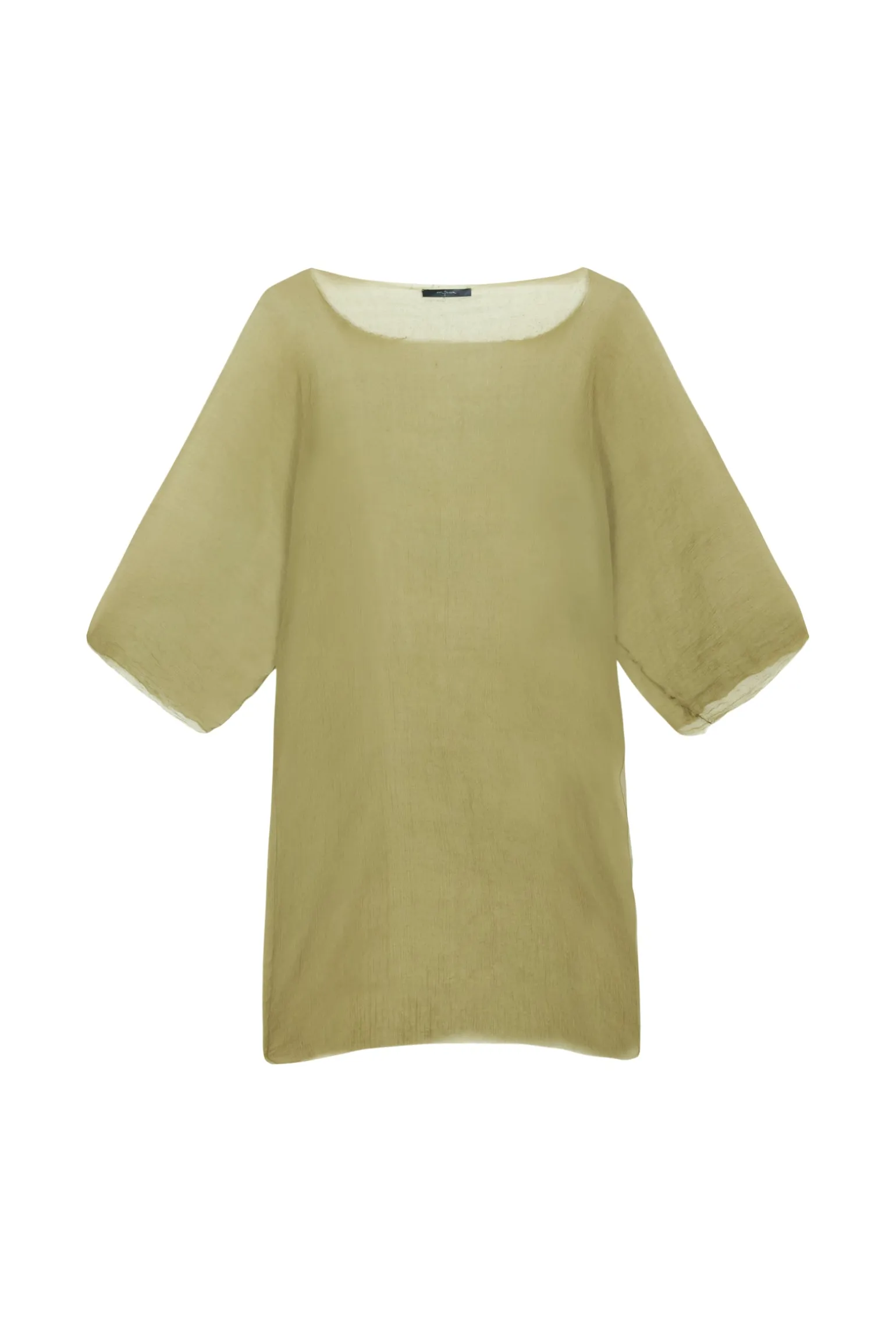 Aurora, pistachio silk top