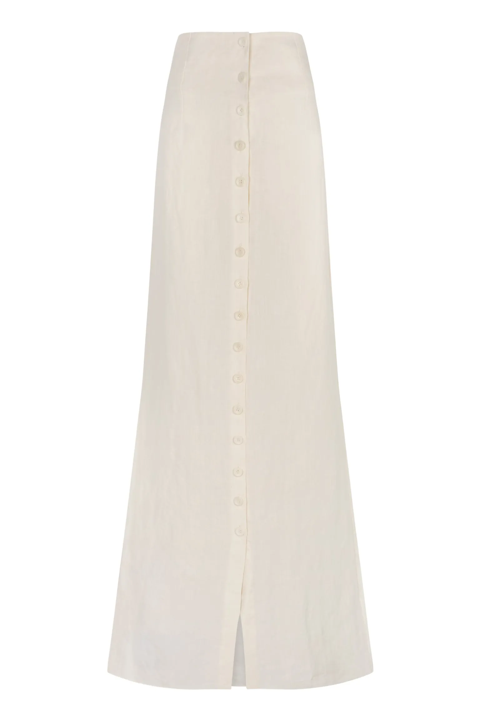 Bambina, ivory linen skirt