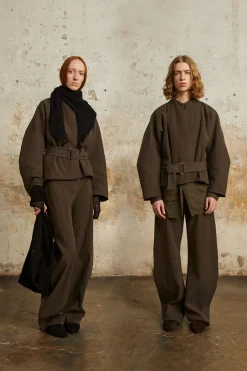 Bawa, black high-waisted pants