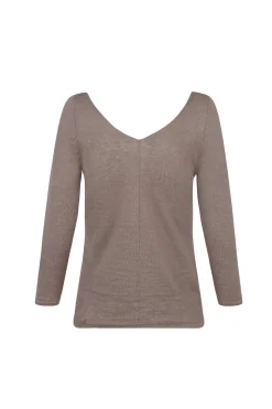 Botanica, mink linen knit sweater