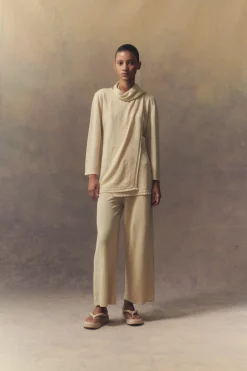 Botanica, mink linen knit pants
