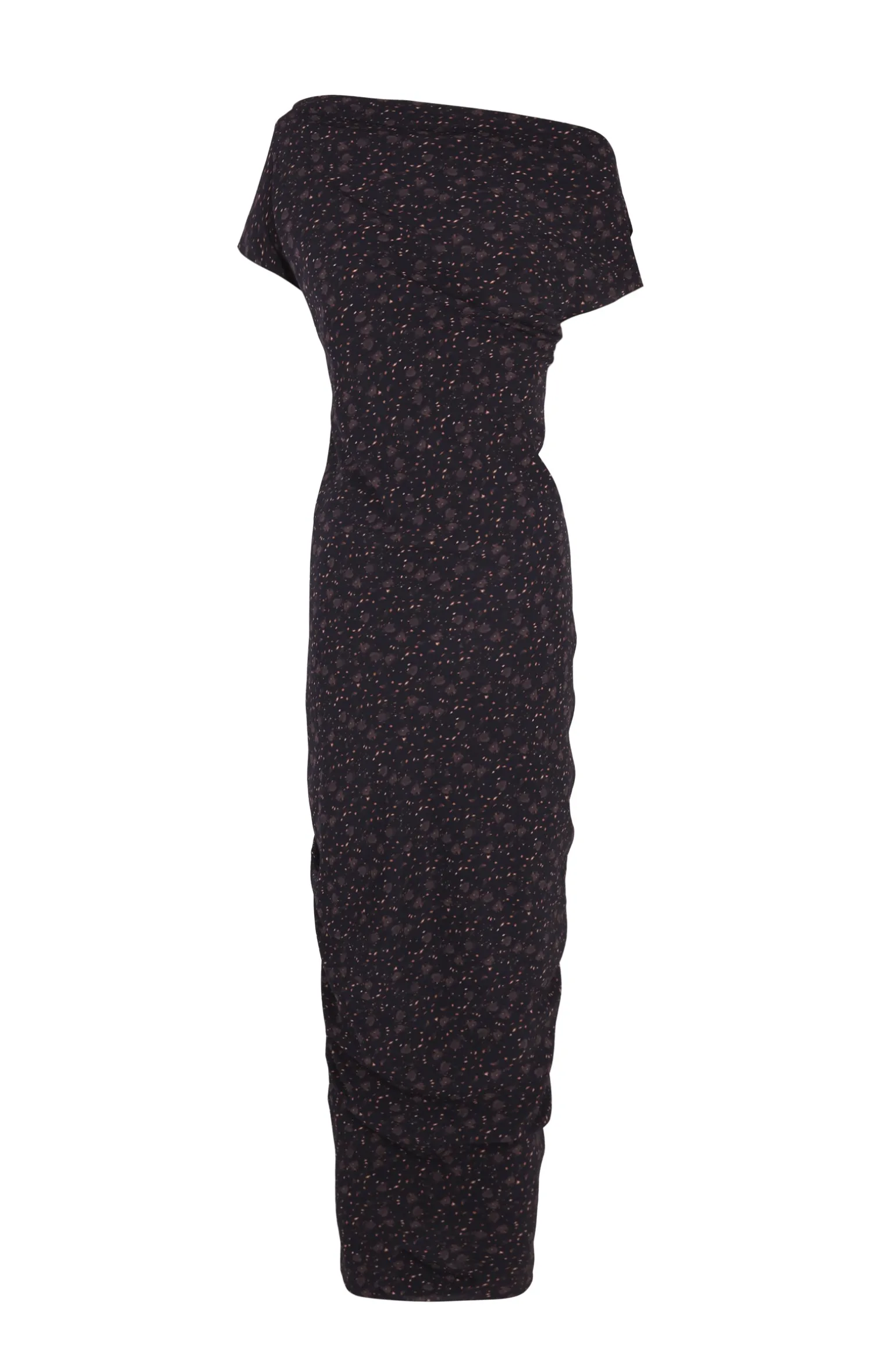 Camaron, stretch silk hedy print dress