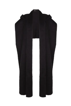 Ciel, black mohair hood