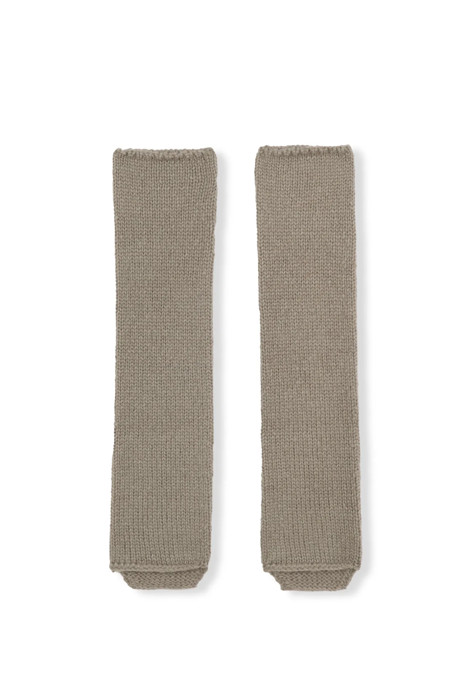 Circ, baby alpaca and silk leg warmers gray