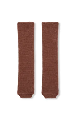 Circ, baby alpaca and silk leg warmers blush