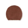 Circ, blush beanie in baby alpaca and silk