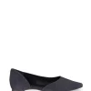 Circe, ballerina in graphite suede
