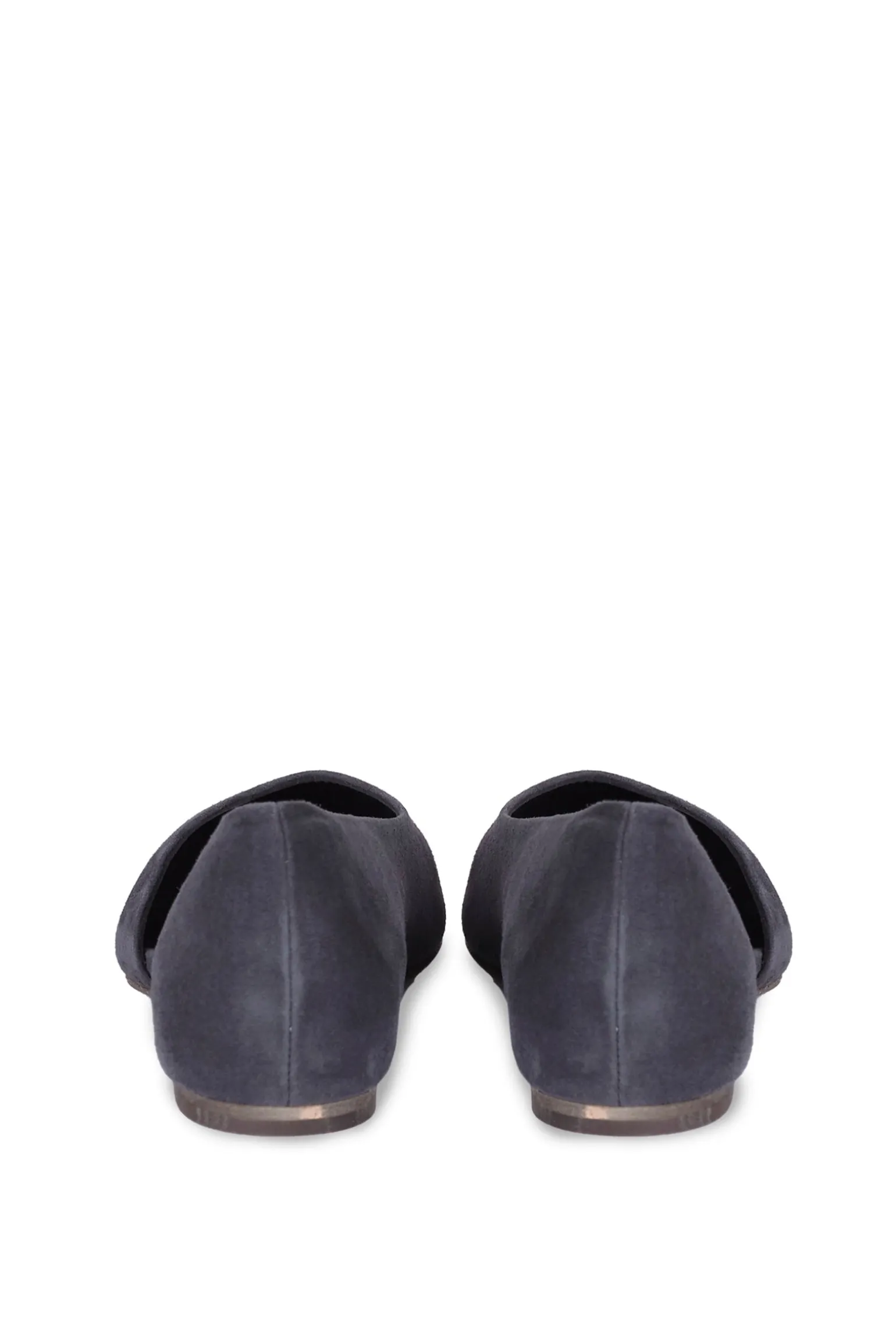 Circe, ballerina in graphite suede