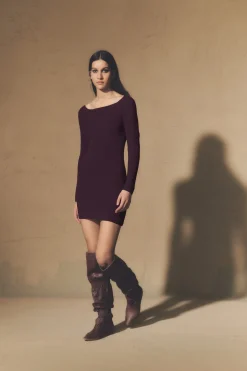 Circe, burgundy boot