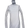 cisne de tul, tulle top gris fonce