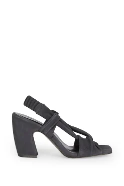 Costa, graphite suede sandal