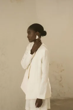 Costa, ivory linen jacket
