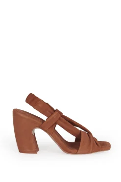 Costa, terracota suede sandal