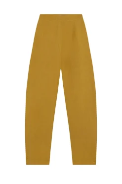 Dakota, turmeric linen and virgin wool pants