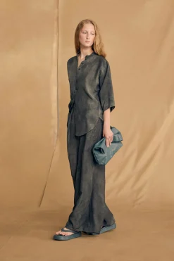 Dali, fade petroleum blue pants