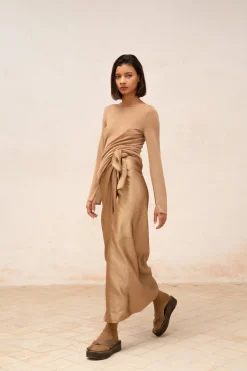 Daria, cocoa cashmere jumper