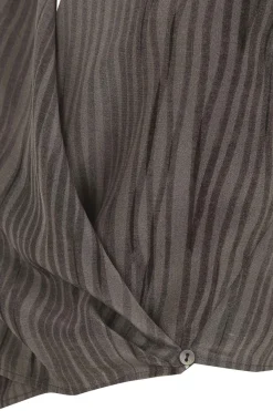 Etna, calma print silk top