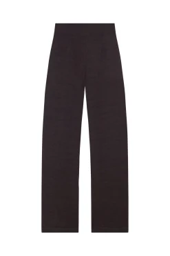 Fania, blueberry linen and viscose pants