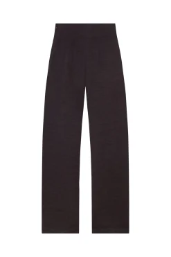 Fania, blueberry linen and viscose pants