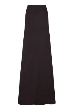 Fania, blueberry linen skirt