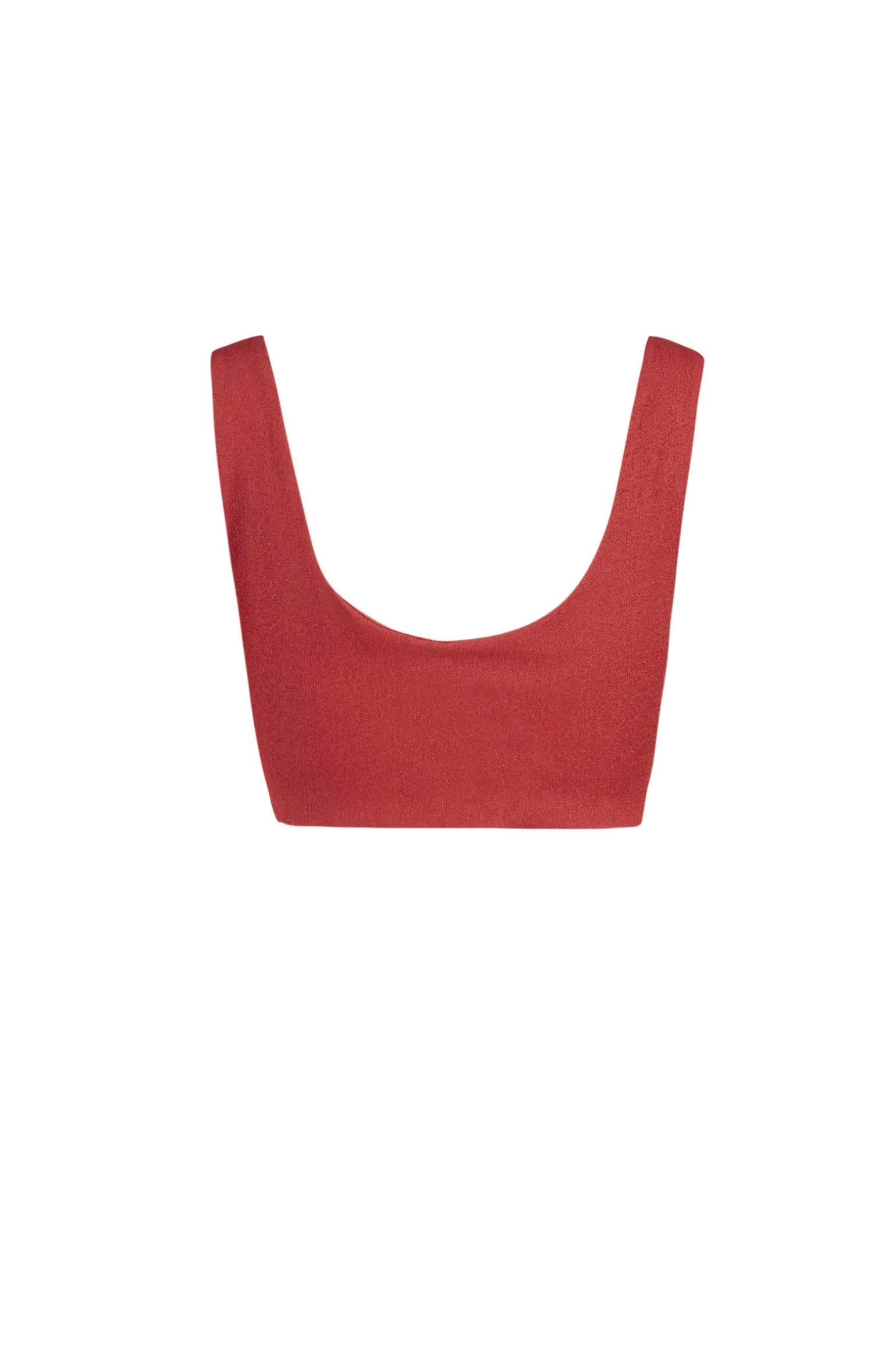 Fiona, carmine red crop top