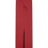Fiona, carmine red wrap skirt