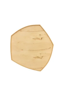 Geom, geometric orange wood trays