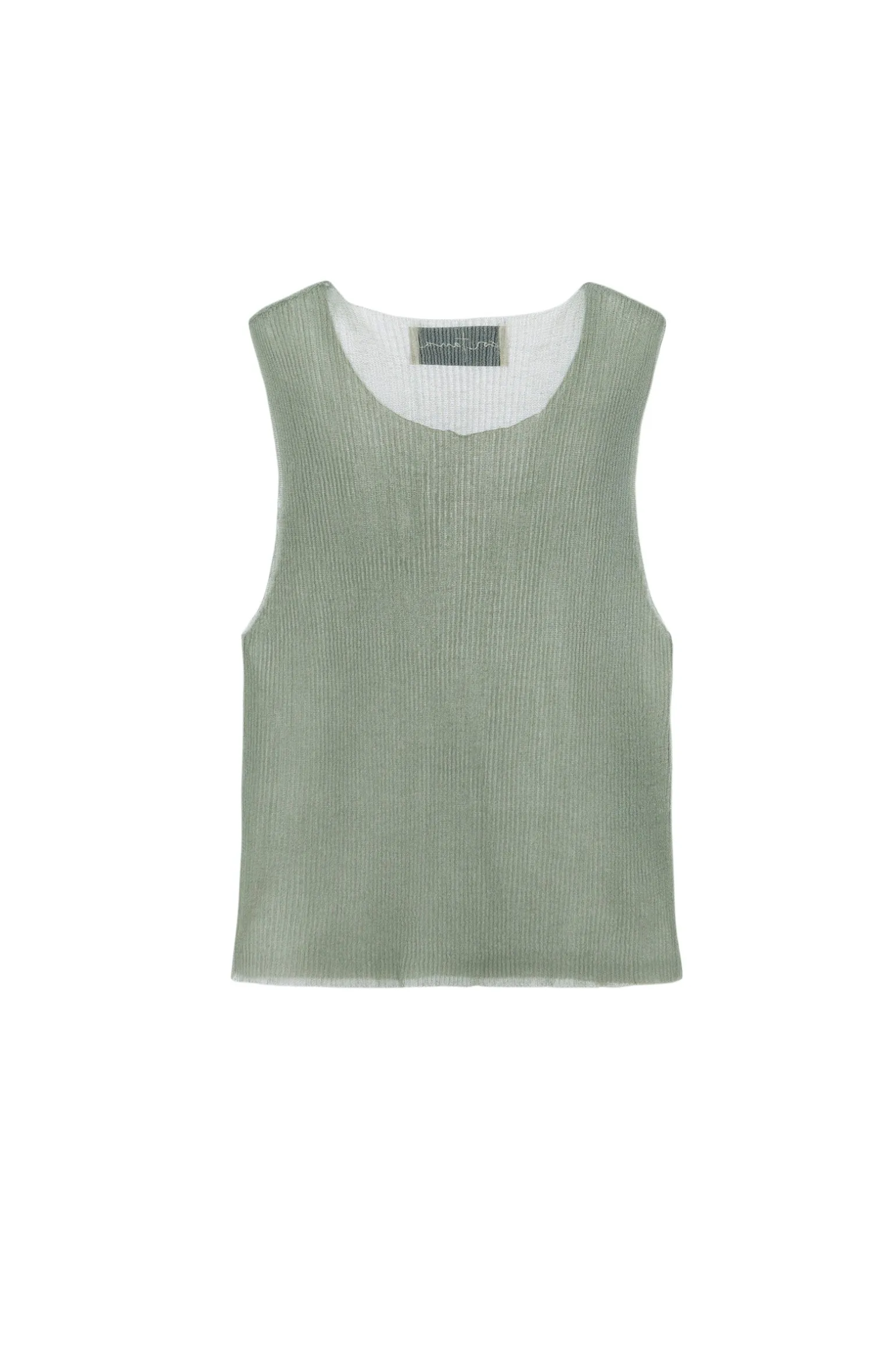 Giulia, aqua silk knit top