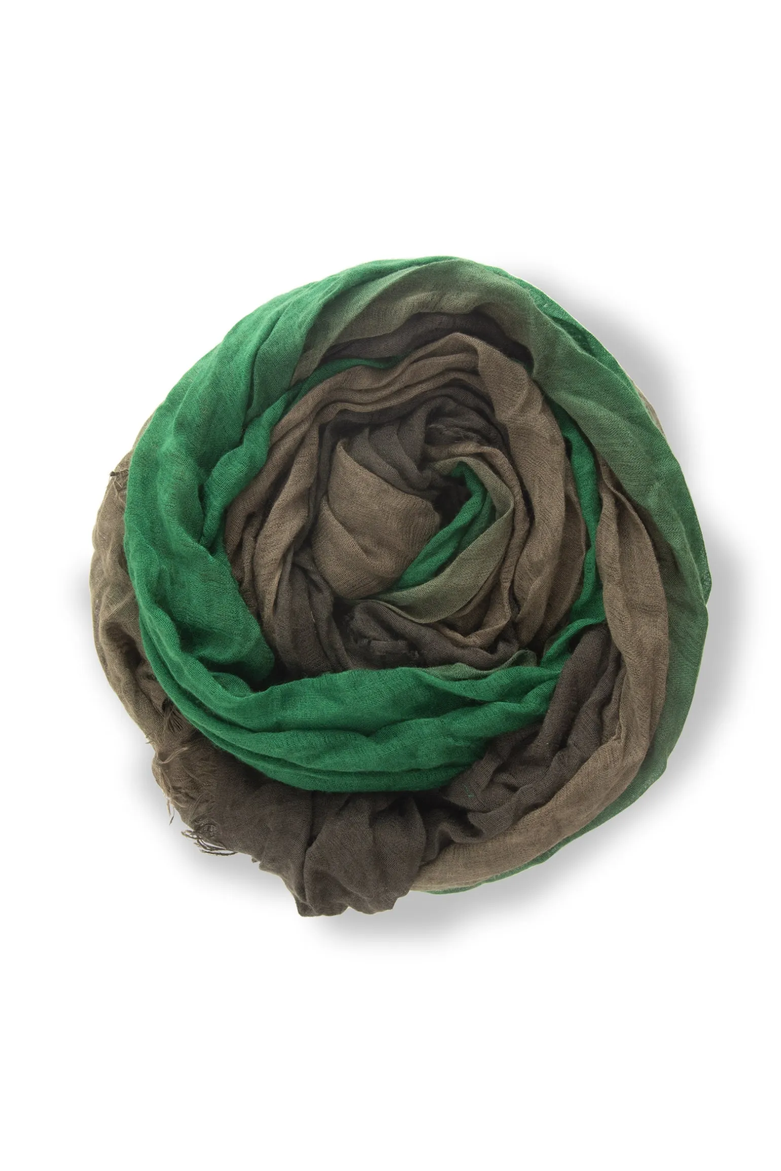Giuseppe, green tricolor foulard