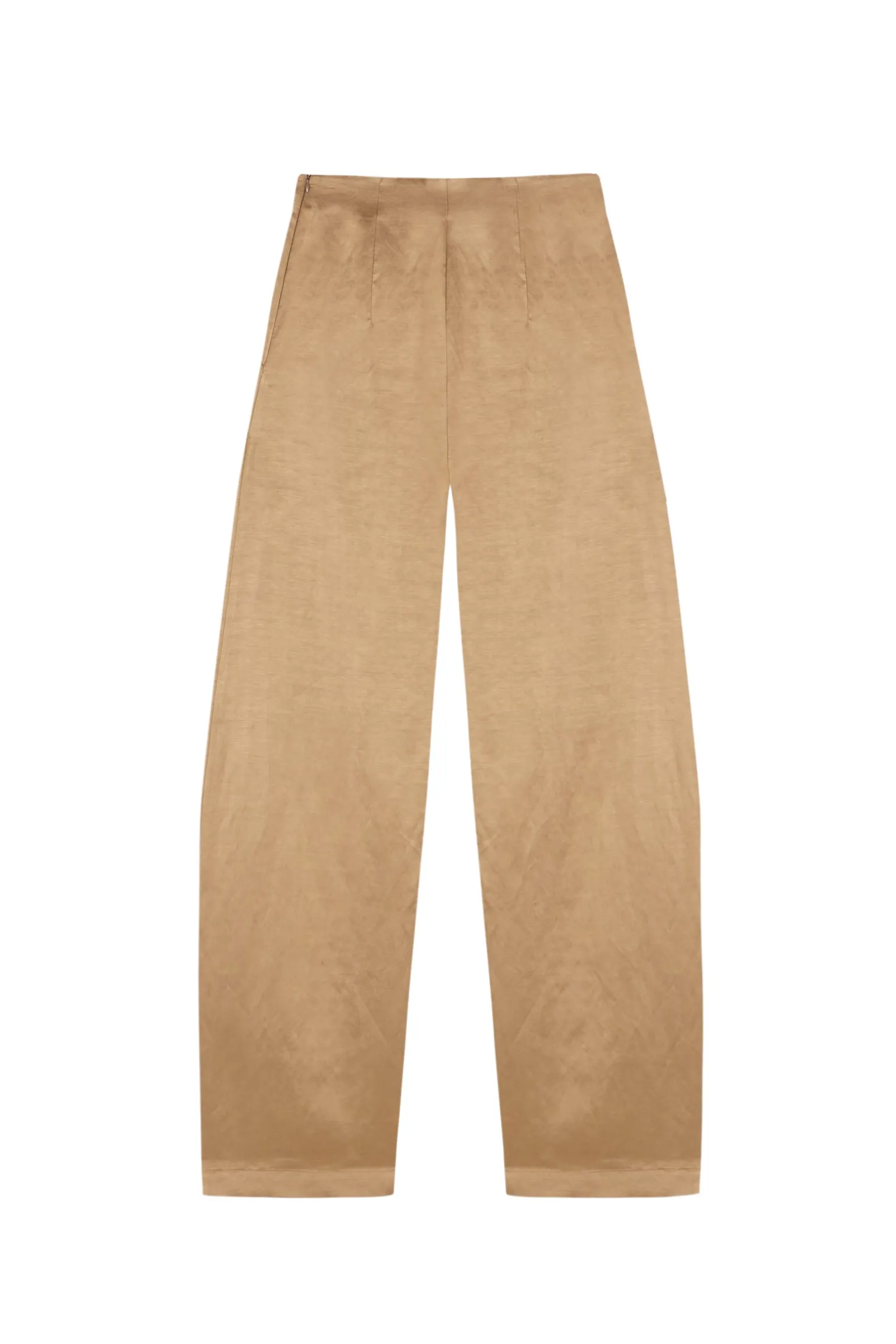Gloria, cocoa linen and viscose pants