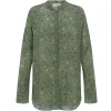 Irina, printed silk shirt