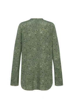 Irina, printed silk shirt