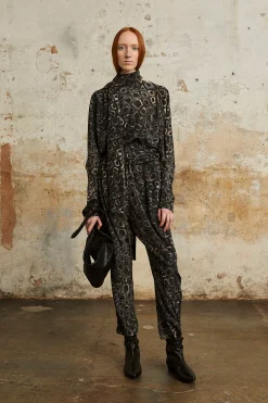Irma, yasu print silk top