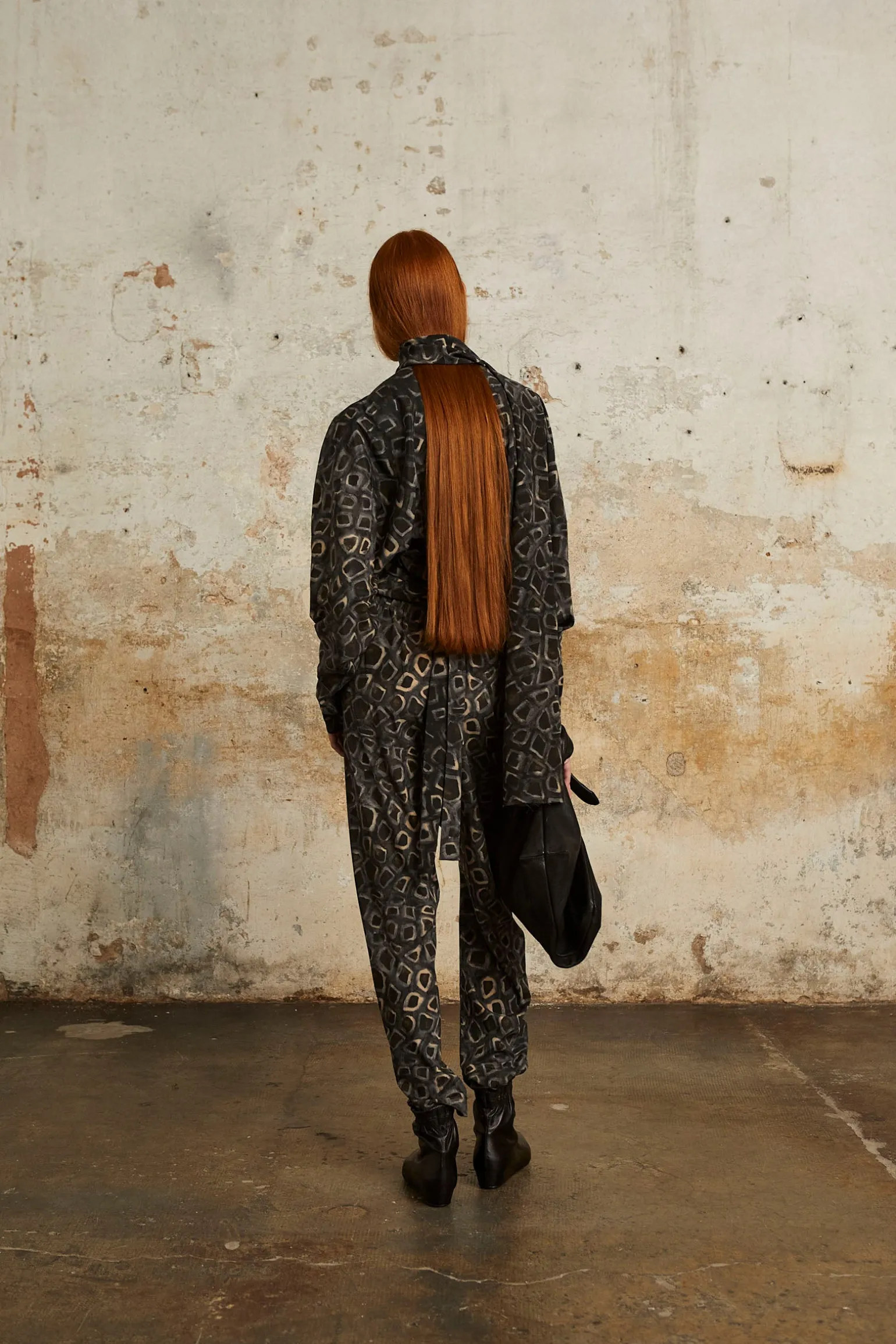 Irma, yasu print silk top