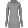 Jenna, gray virgin wool top