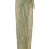 Jill, printed ramie sarong skirt