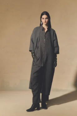 Jo, gray double-sided coat